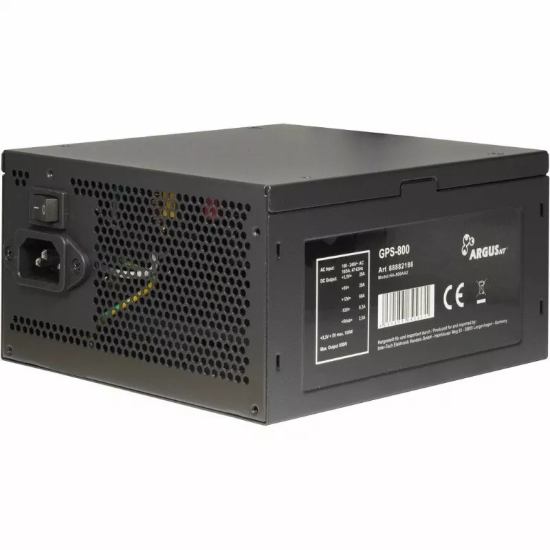 Netzteil Inter-Tech Argus GPS-800 800W, 80+ Gold, ATX, 14cm Lüfter