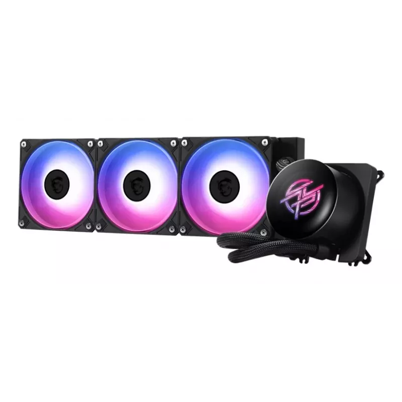 All-in-One-Flüssigkeitskühler MSI MPG CORELIQUID P13 — 120-mm-Lüfter, 3-Lüfter-Radiator, LGA 1851-Unterstützung, schwarz