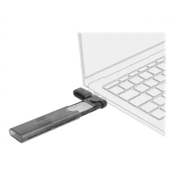 SSD-Gehäuse DeLOCK 42635 Schwarz M.2