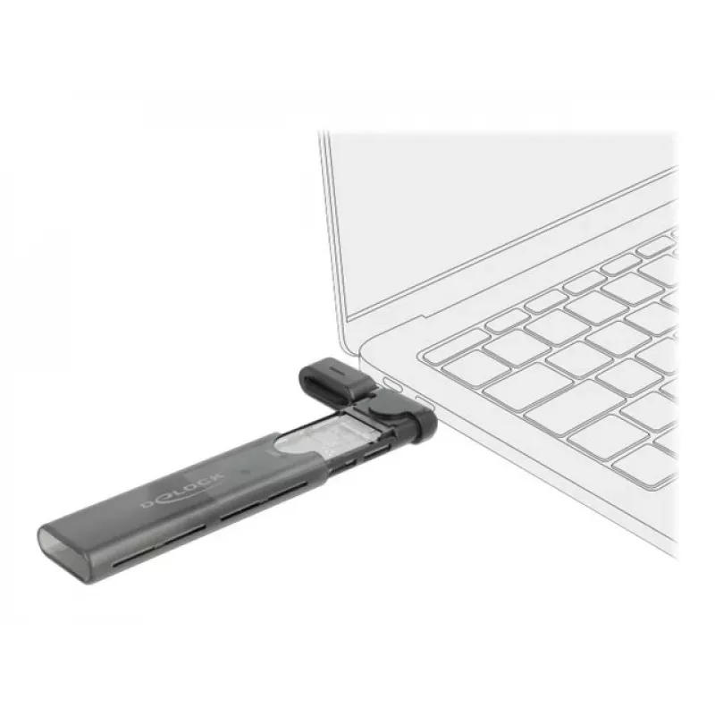 SSD-Gehäuse DeLOCK 42635 Schwarz M.2