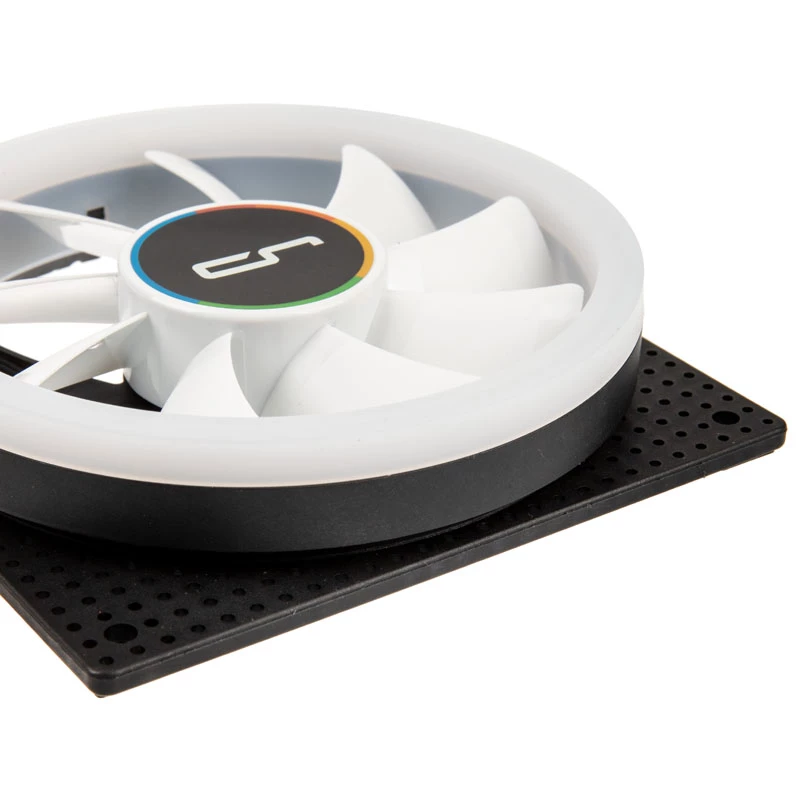 Cryorig Crona X 120 mm Lüfter, Weiß — 400–1700 U/min, 60,6 CFM, 2,65 mmH2O