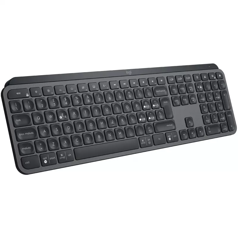 Logitech MX Keys for Business Tastatur RF Wireless + Bluetooth Italienisch Graphit (920-010247)