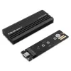Externes SSD-Gehäuse QOLTEC NV2270 für M.2 SATA/NVMe-Laufwerke, USB-C, bis zu 2 TB