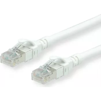 ROLINE - Patchkabel - RJ-45 (M) auf RJ-45 (M) - 5 m - SFTP, PiMF - CAT 6 - Halogenfrei, Vergossen, Verseilt - Weiß (21.15.2665)