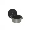 Cocotte Staub 20 cm Grau Gusseisen