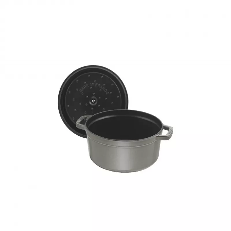 Cocotte Staub 20 cm Grau Gusseisen