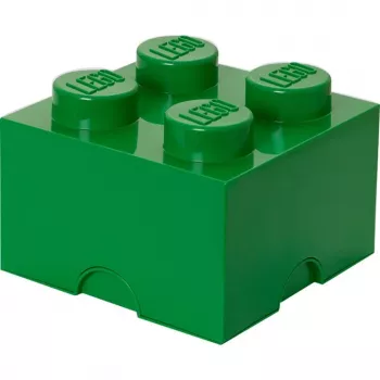 LEGO Storage Brick 4 Green, Aufbewahrungsbox Grün