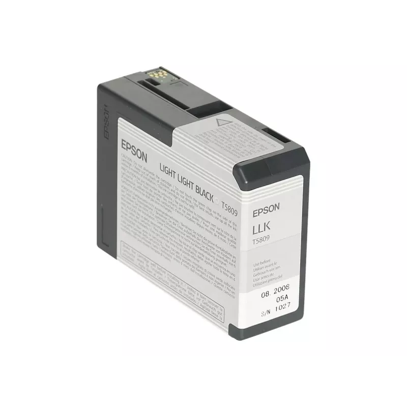 Epson Singlepack Light Light Black T580900, Hell helles Schwarz, Pigmenttinte, 80 ml, 1 Stück