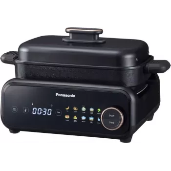 Panasonic 4-in-1 NF-GM400KXE Multikocher Dampfgarer Grill schwarz, 4-in-1 Funktionen