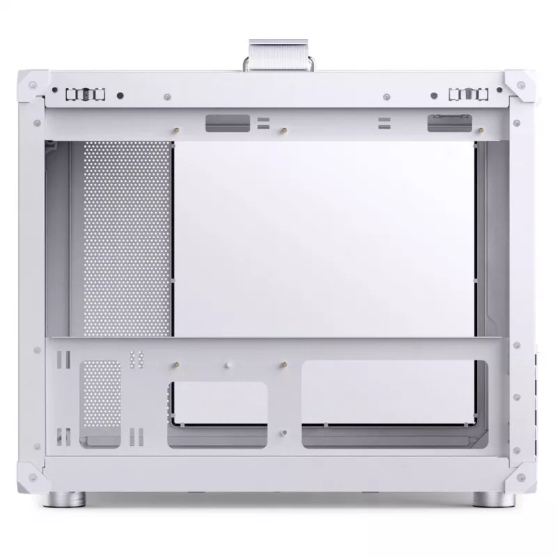 Jonsbo C6 MAX PC-Gehäuse, Mini-Gehäuse, Micro-ATX, Hartglas - Weiß