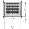 SCHROFF 19SHELF TELE.2U 600D RAL7035 - Rack-Zubehör (22130353)
