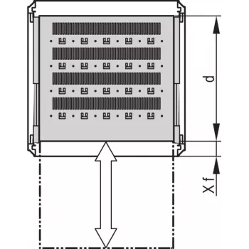 SCHROFF 19SHELF TELE.2U 600D RAL7035 - Rack-Zubehör (22130353)