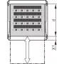 SCHROFF 19SHELF TELE.2U 600D RAL7035 - Rack-Zubehör (22130353)