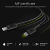 Lightning-auf-USB‑C-Kabel Grün Cell KABGC07, 1 m, schwarz, Lightning (Stecker) auf USB‑C (Stecker), 480 Mbit/s