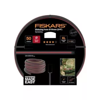 Gartenschlauch Fiskars 1027111 50 m oberirdisch Schwarz Rot