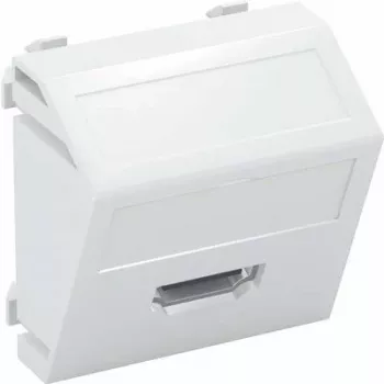 OBO Bettermann Multimedia-Träger HDMI MTS-HD S RW1 Steckdose mit Schraube 45x45mm (6104814)
