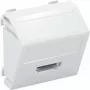 OBO Bettermann Multimedia-Träger HDMI MTS-HD S RW1 Steckdose mit Schraube 45x45mm (6104814)