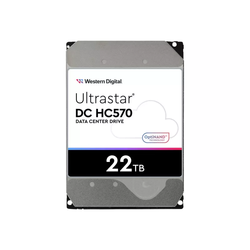 3,5 Zoll SAS HDD Western Digital Ultrastar DH HC570 22 TB, 12 Gbit/s, 7200 U/min, 512 MB Cache
