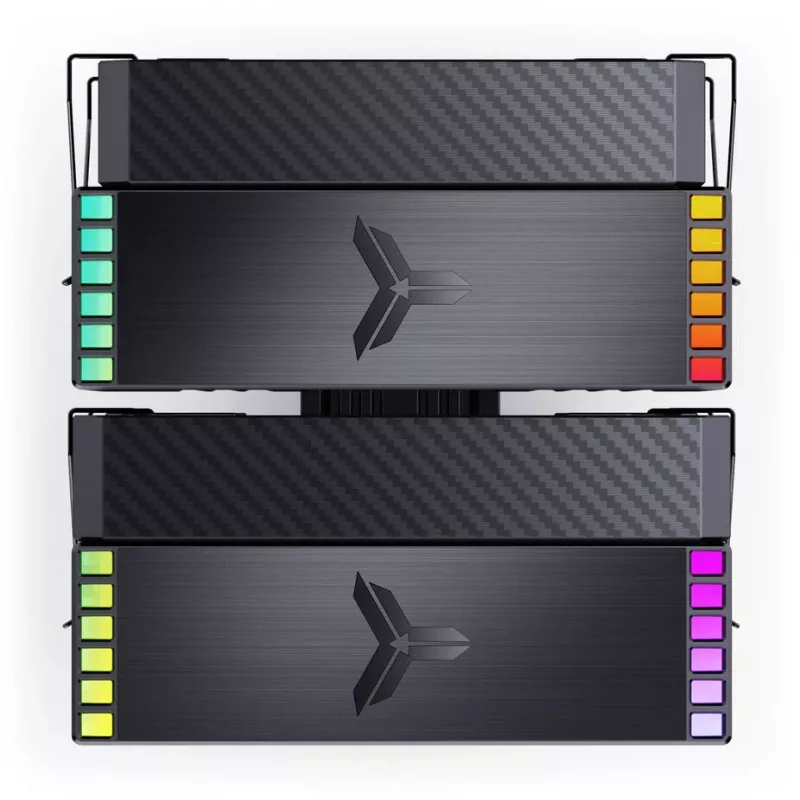CPU-Kühler Jonsbo HX6280 PWM RGB 130 mm, schwarz