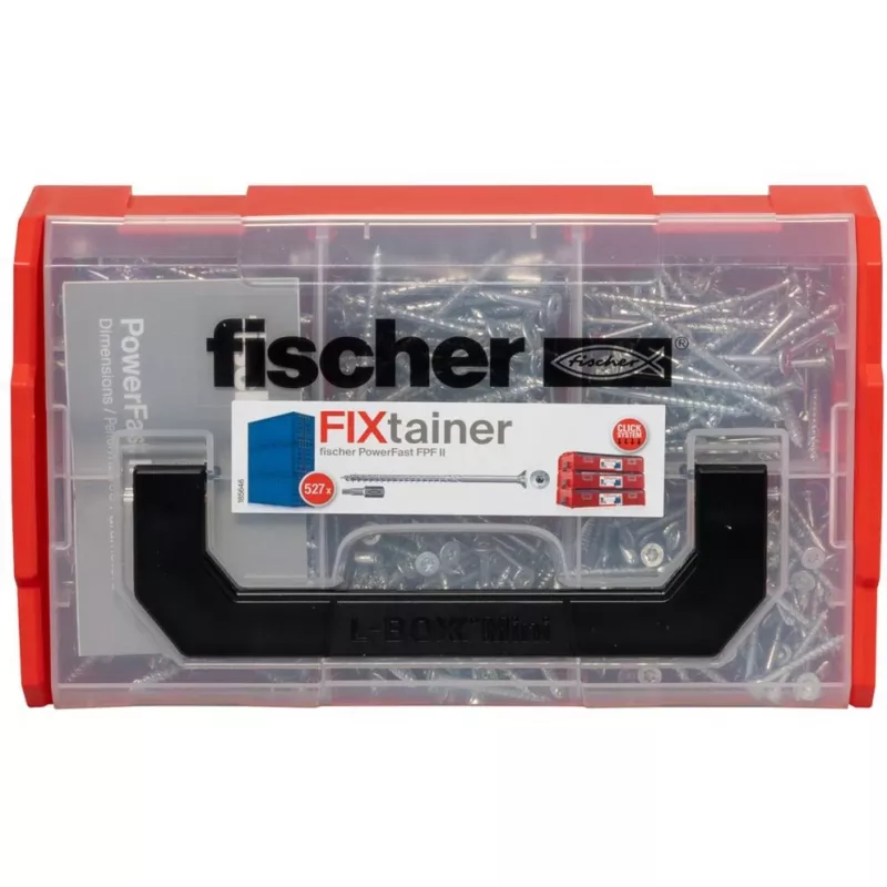 fischer FixTainer PowerFast II TX TG 562272 Spanplattenschrauben-Sortiment Stahl galvanisch verzinkt (562272)