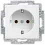 Steckdose Typ F Busch-Jaeger 2P+E 16 A 250 V Weiß