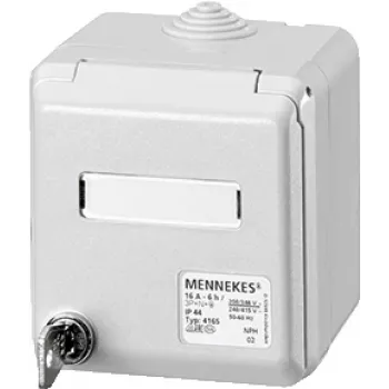 MENNEKES Elektrotechnik GmbH & Co. KG Wandsteckdose 4165 16A5P 6H400V Cepex IP44 (4165)