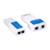 PoE-Tester LANBERG NT-0402 — PoE-Netzwerkkabeltester mit RJ-45/RJ-11-Unterstützung, LED-Anzeigen, Betriebs-LED, Ein-/Ausschalter