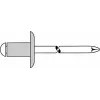 Blindniet GESIPA 4x8 mm großer Flansch, Klemmbereich 3,0–5,0 mm, 500 Stück