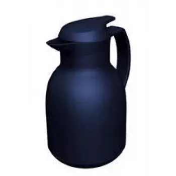 Krug Leifheit 028343 vakuumisoliert 1 L, hält kalt 24 h, hält warm 12 h, granatrot, Kunststoffgehäuse, Deckel