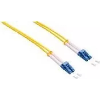 Logilink - Patchkabel - LC Single-Mode (M) auf LC Single-Mode (M) - 5 m - Glasfaser - Duplex - 9/125 Mikrometer - OS2 - Halogenfrei - Gelb (FP0LC05)