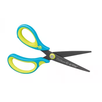 Scheren Pelikan 810296 gerader Schnitt Blau Limette