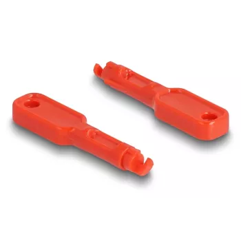 Port-Blocker DeLOCK 20928 RJ-45 Rot Kunststoff 11 Stück