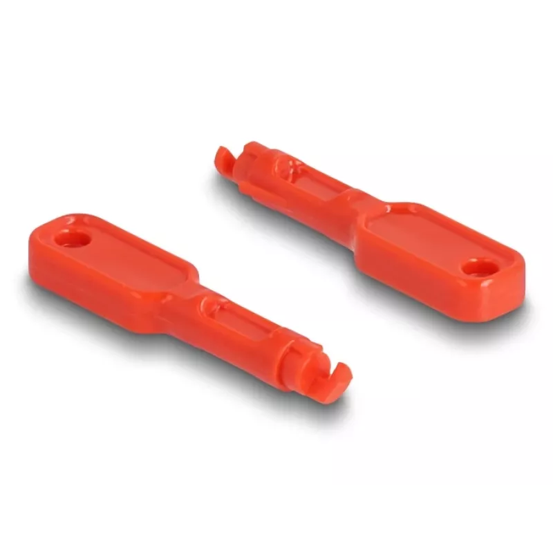 Port-Blocker DeLOCK 20928 RJ-45 Rot Kunststoff 11 Stück