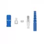 Glasfaserstecker SC/PC Qoltec 54430 Singlemode Blau Silber Weiß