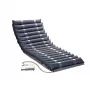 Anti-Dekubitus-Matratze MDH PSM007 – einzelne PVC-Wechseldruckmatratze, 190×85×11,5 cm, max. Benutzergewicht 140 kg, granatrot