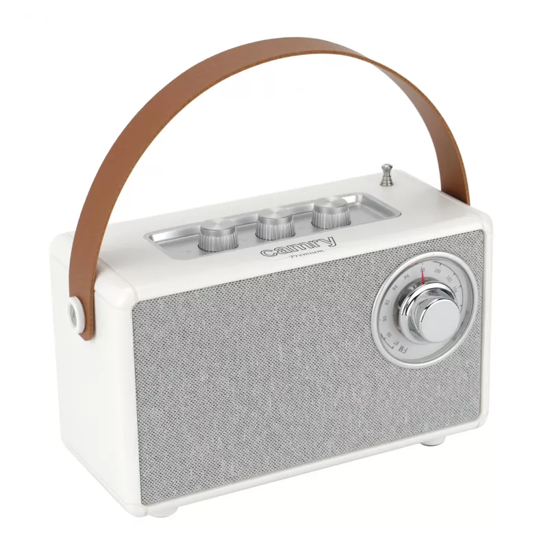 Camry Lautsprecher mit Radio | CR 1902 W | 5 W | Bluetooth | Weiß | Kabellose Verbindung
