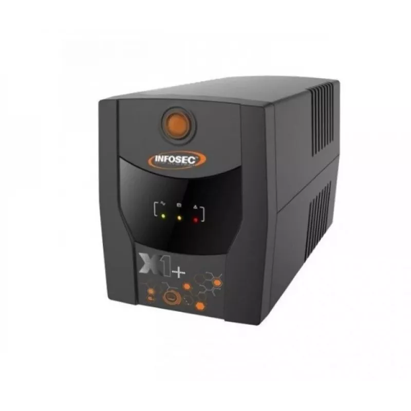 Infosec INF_661093 Backup-Stromversorgung UPS X1+ 1600, 1600VA, 900W, 4X FR/SCHUKO