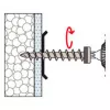 Schraube Fischer 563537 65 mm Metall 50 Stück