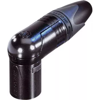 Neutrik XLR-Stecker, abgewinkelt Polzahl: 5 Schwarz NC5MRX-B 1 Stück (NC5MRX-B)