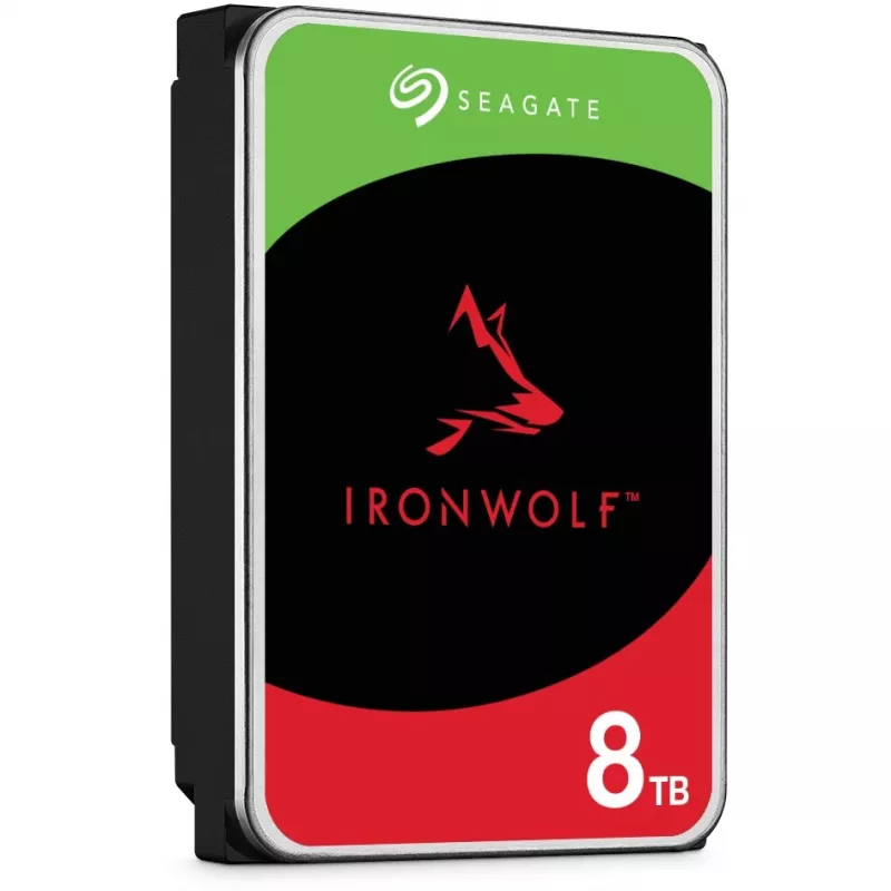 Bundle SEAGATE NAS HDD 2x8TB IronWolf 7200rpm 6Gb/s SATA 256MB cache 8.9cm 3.5inch 24x7 CMR for NAS and RAID Rackmount systems BLK