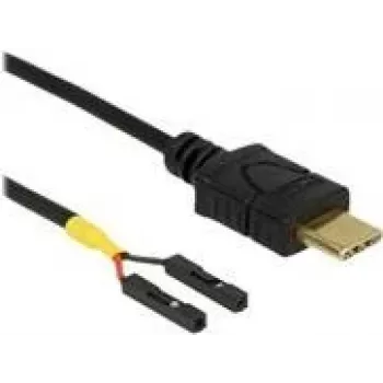 USB-Kabel DeLOCK 85395 0,2m USB-C Schwarz