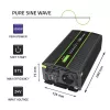 Auto-Wechselrichter Qoltec Monolith 2000 W Schwarz 24 V