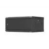 Wandmontage 19-Zoll-Rackschrank LANBERG 4U 600x450 mm schwarz mit Metalltür