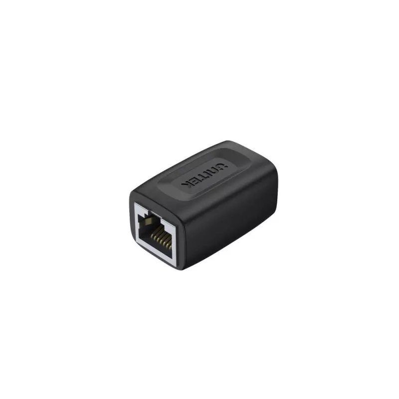 Kabeladapter Unitek A1026BK RJ-45 Buchse-auf-Buchse Cat7 1 Gbit/s schwarz