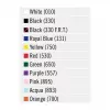 Lösbarer Kabelbinder Velcro ONE-WRAP 200x13 mm Polypropylen Velcro Aqua, 25 Stück