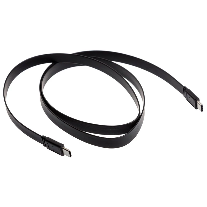 USB-Kabel Akasa AK-CBUB46-10BK USB 3.2 Gen 2 1 m Schwarz
