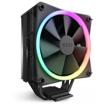 NZXT T120 RGB Prozessor-Luftkühler 12 cm Schwarz 1 Stück