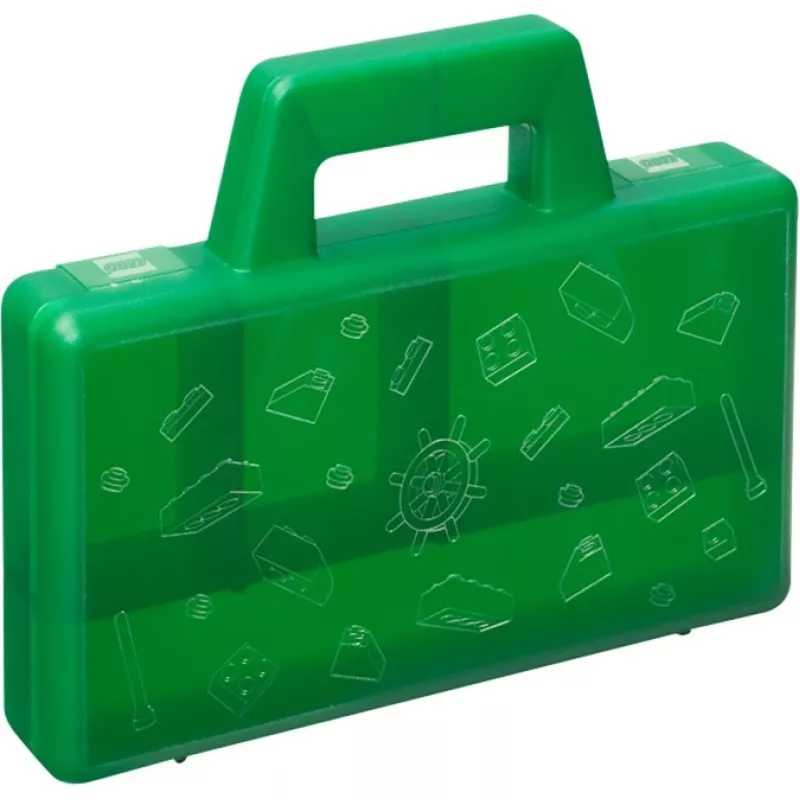 Aufbewahrungsbox Room Copenhagen Sortierbox LEGO 40870003 Grün – modulare, spielzeugkompatible Organizer
