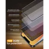 NEVOGLASS 3D PRIVACY, Schutzfolie transparent, iPhone 17 Pro / 16 Pro