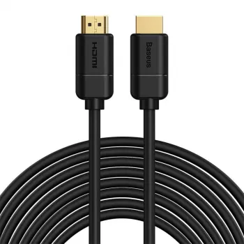 Baseus 2x HDMI 2.0 4K 30Hz Kabel, 3D, HDR, 18 Gbit/s, 8 m (schwarz)